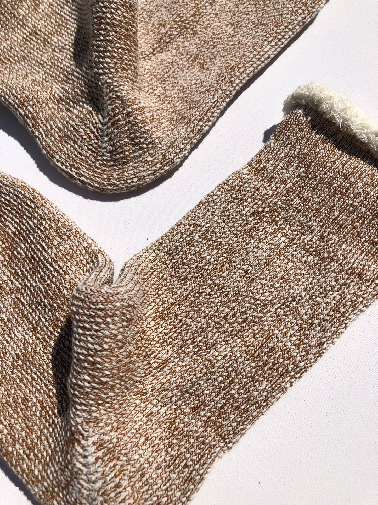 Billy Bamboo - SUPER TERRY LOOP SOCKS: Brown / Women’s 7.5 - 10.5, Men’s 7 - 11.5