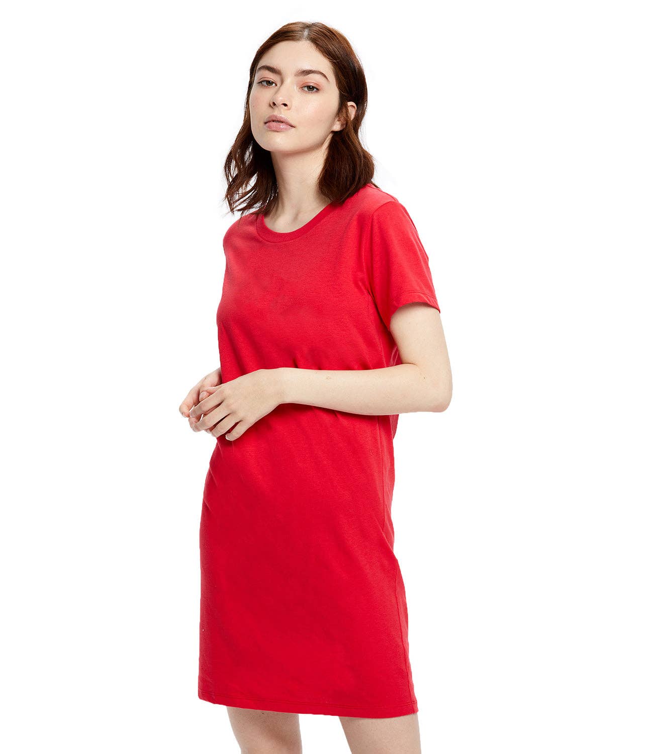 US Blanks - Women's Cotton T-Shirt Dress, 30 singles: NAVY BLUE / S
