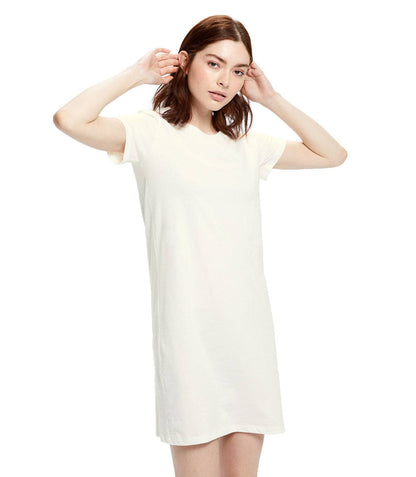 US Blanks - Women's Cotton T-Shirt Dress, 30 singles: CREAM / L