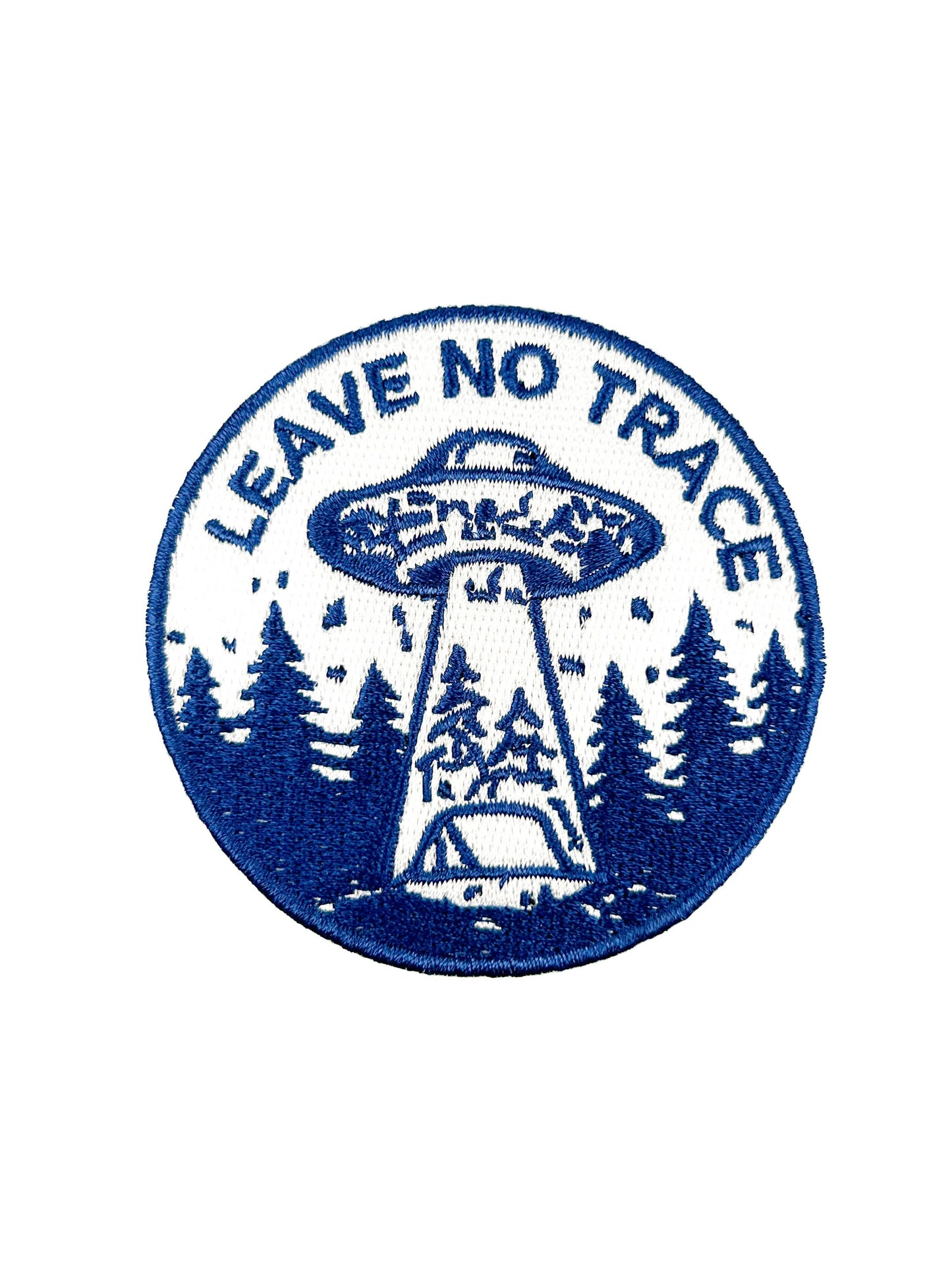 Field Trip Threads - Leave No Trace UFO Patch Embroidered Camping UFO