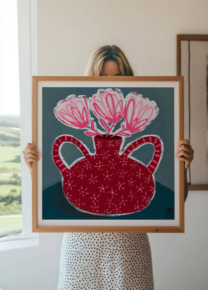 Pascale Berkowitz Studio Art - "Still Life No. 28" Giclée Fine Art Print: 20x20