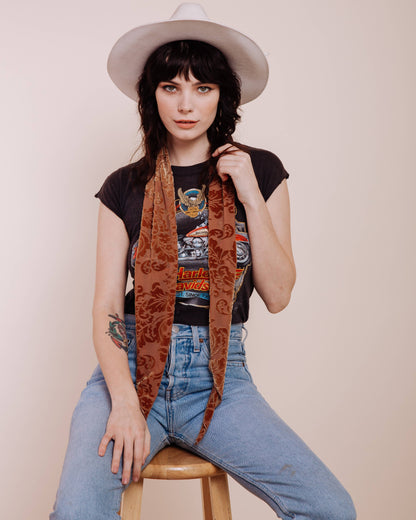 I'm With The Band - The Hendrix Gold Long Skinny Scarf