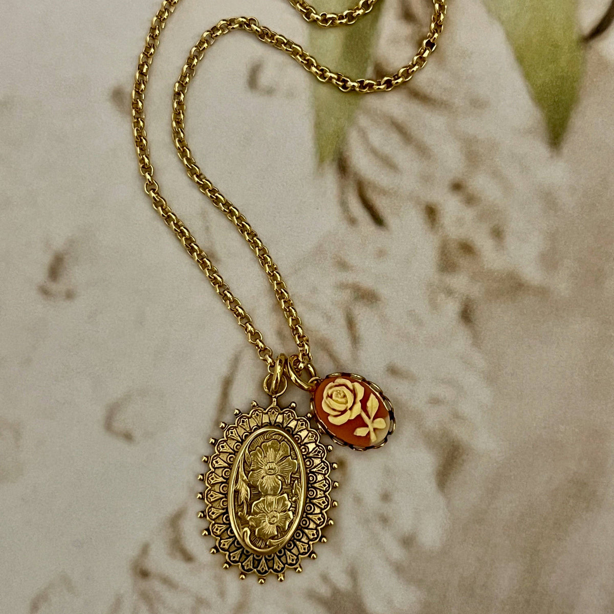 Sandrine France Studio - Rose Necklace