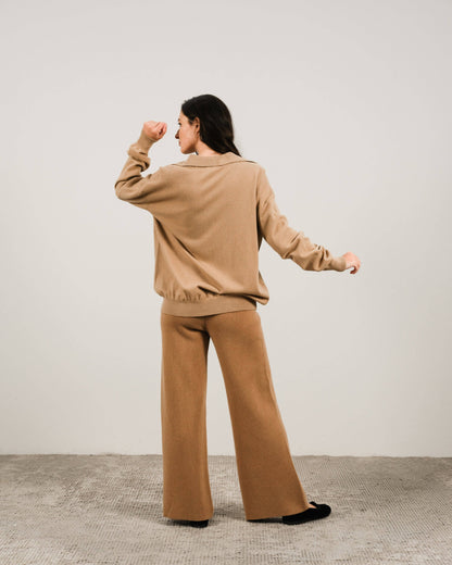 Lèmme - Cashmere blend polo: Bianco Naturale / M