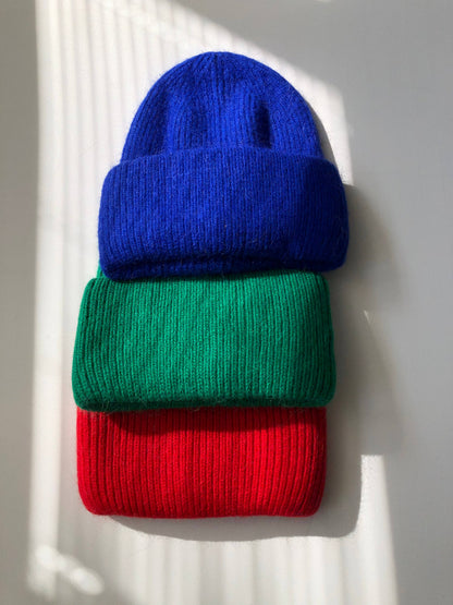 Billy Bamboo - ROYAL ANGORA WOOL BEANIE - crystal brights: Yellow diamond