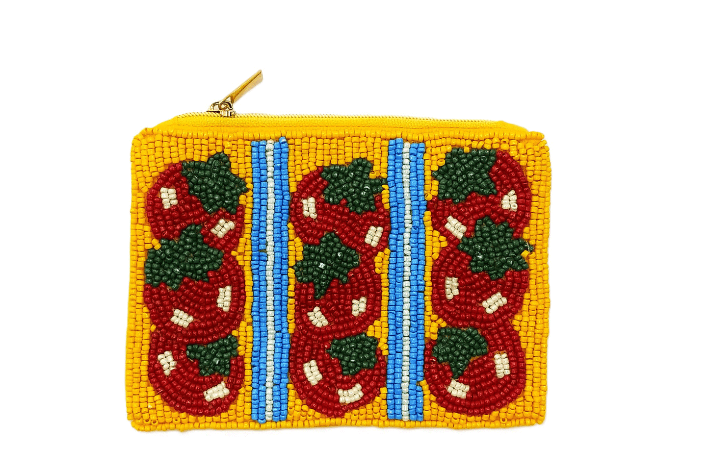 Nima Accessories Inc - Ladies Tomato's Themed Beaded Coin Purse