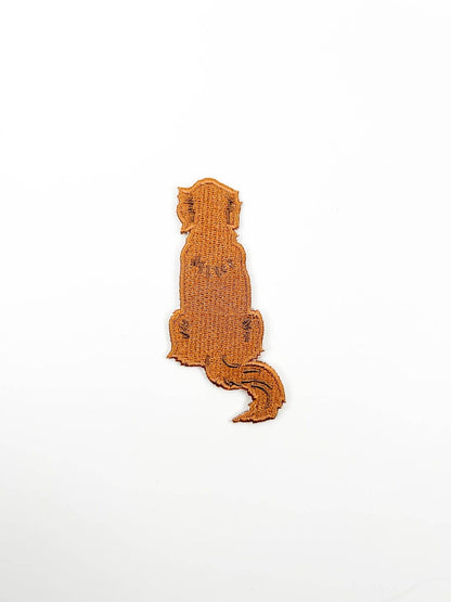 Field Trip Threads - Golden Retriever Sitting Embroidered Patch Dog Lover, Pet