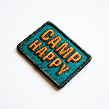 Union Made - Camp Happy Iron on Patch: Yes