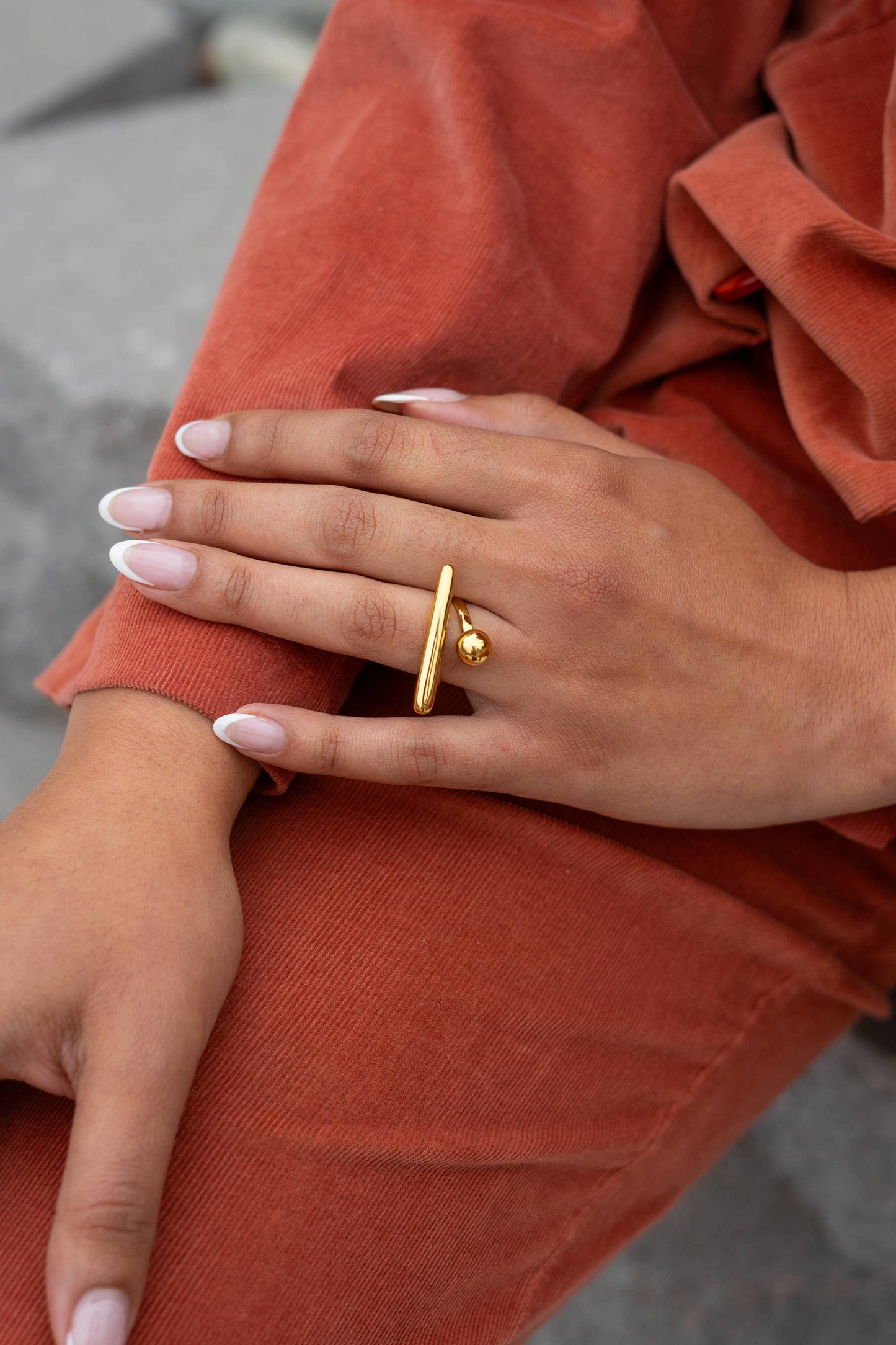 Peter and June - Balance Ring: Gold Plated