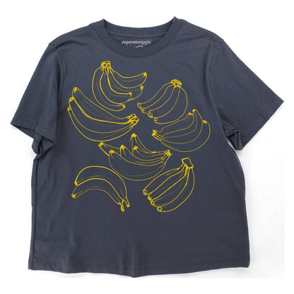 Supermaggie @ Faire - Bananas Gwenn Heavyweight Tee: Denim / Sm