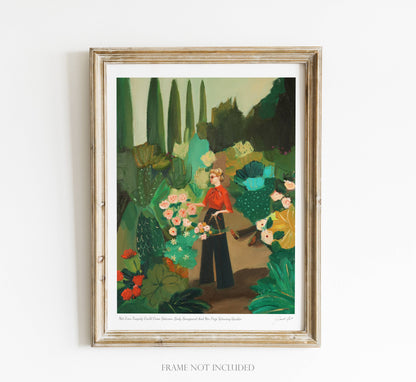 JANET HILL STUDIO - Not Even Tragedy Could Come Between Lady Saarsgard...8.5x11