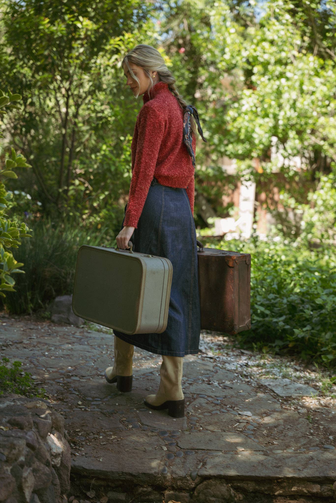 &MERCI - TYING NECK SWEATER CARDIGAN MSW11027: Black / M