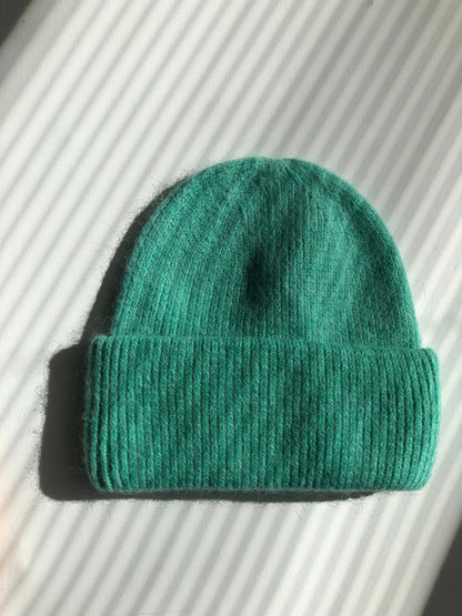 Billy Bamboo - ROYAL ANGORA WOOL BEANIE - crystal brights: Yellow diamond