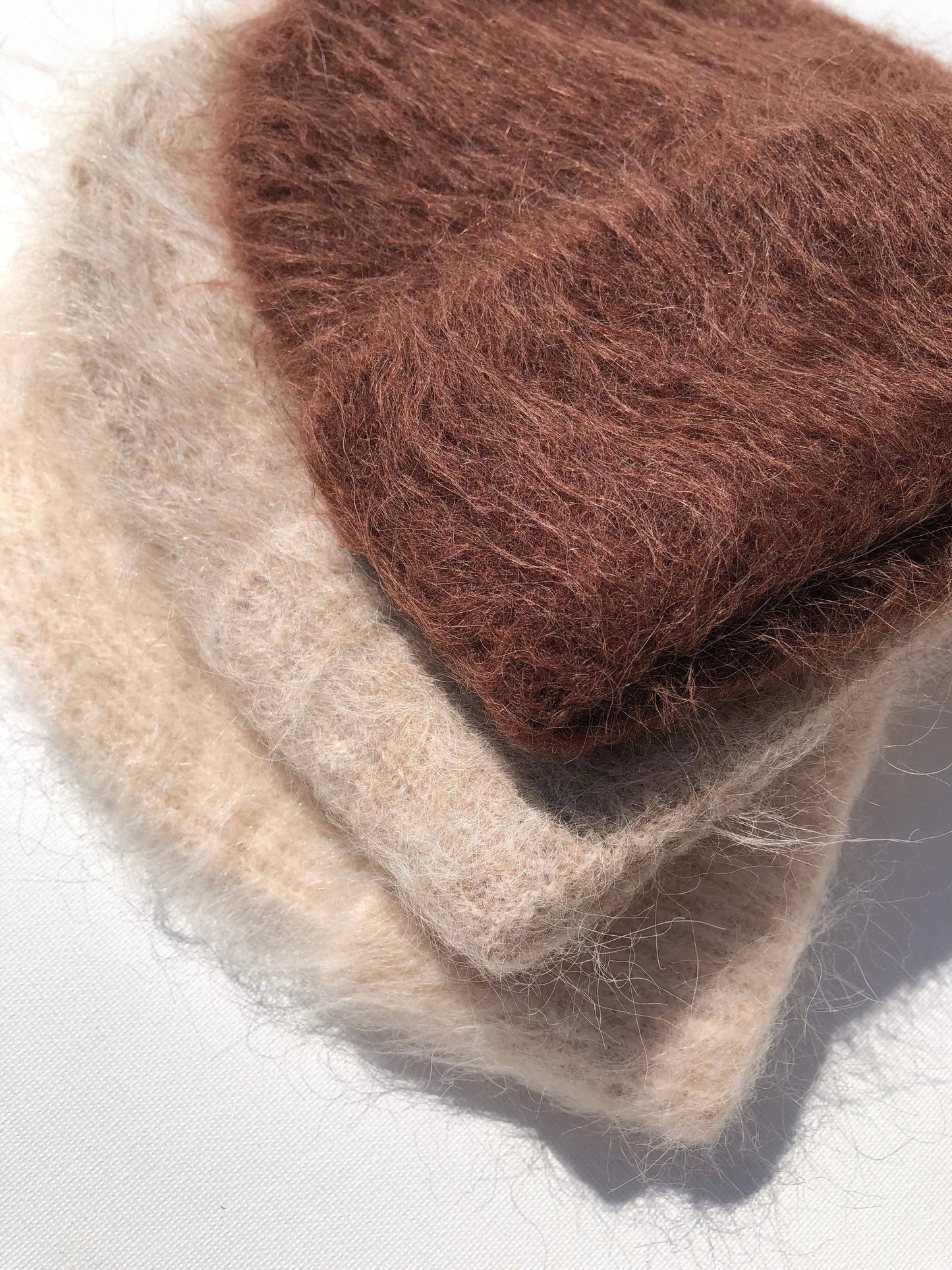 Billy Bamboo - ALPACA FLUFFY BEANIE: White
