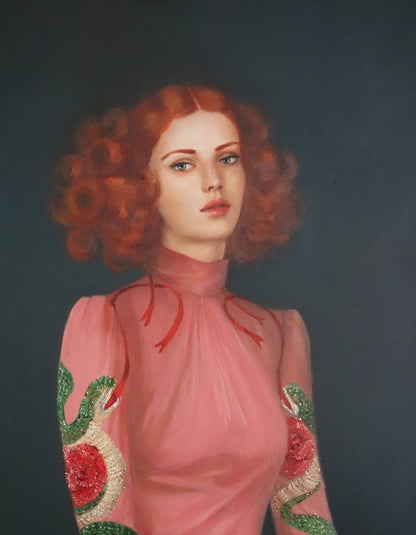 JANET HILL STUDIO - Pretty Pythons 8.5x11 print