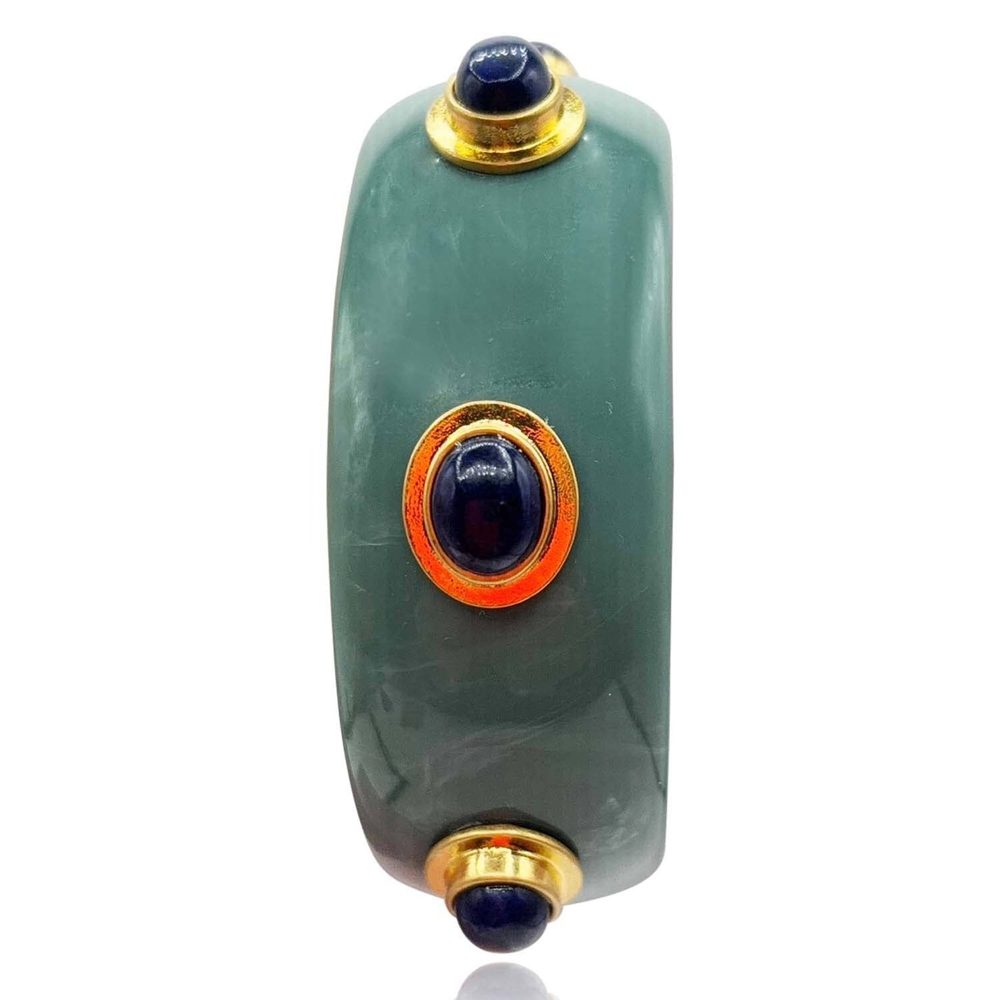 Michael Nash Jewelry - Renee Bangle In Turquoise Resin And Lapis Stones