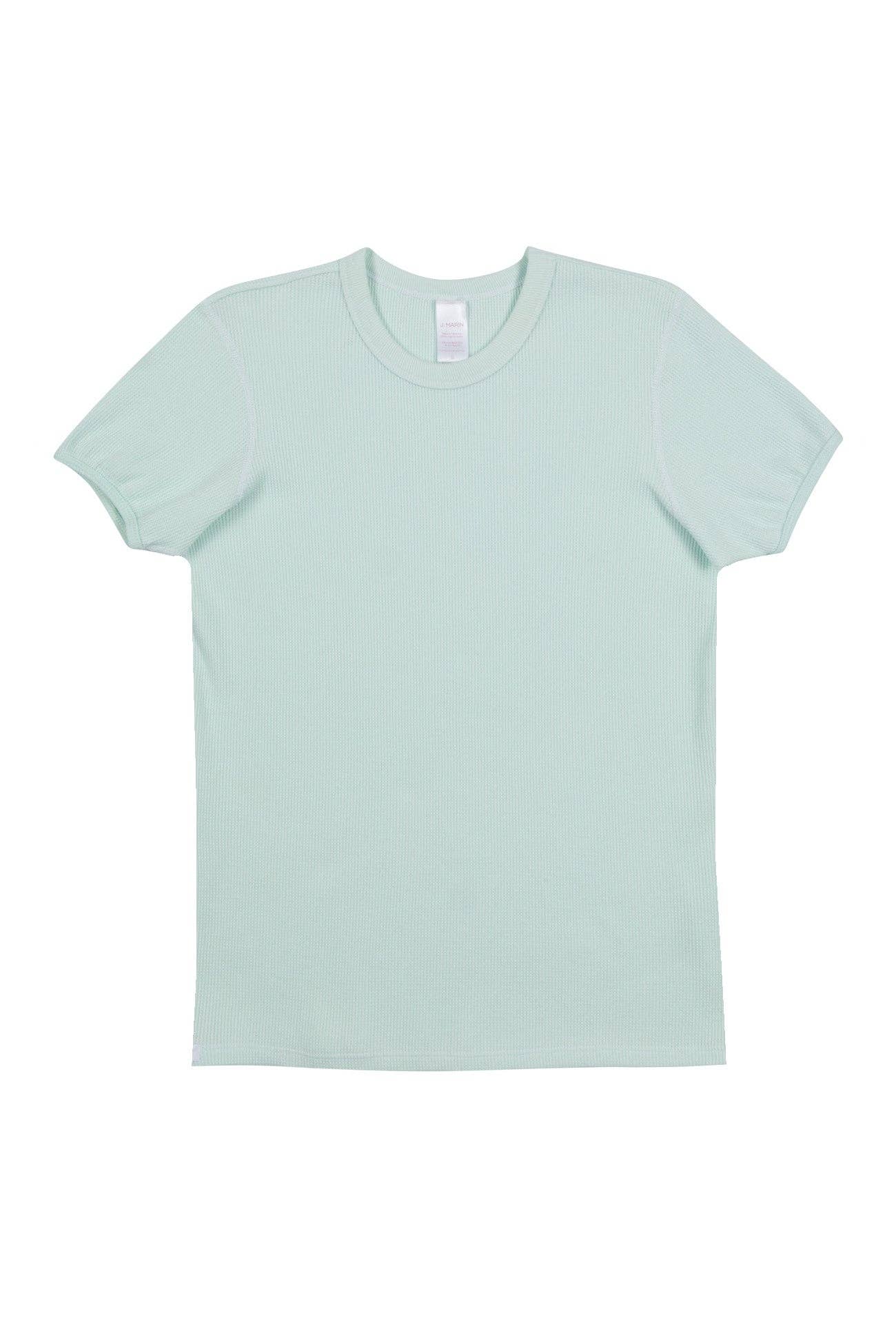 J. Marin Co. - Organic Cotton Thermal Surplus Tee - Seaglass Green: S