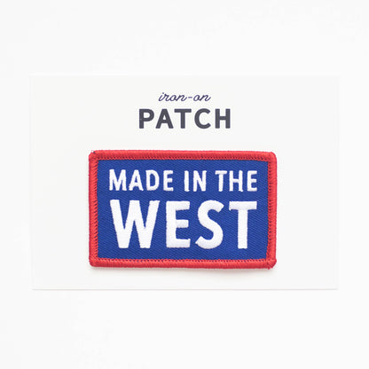 Union Made - Made In The West Embroidered Iron on Patch: Yes
