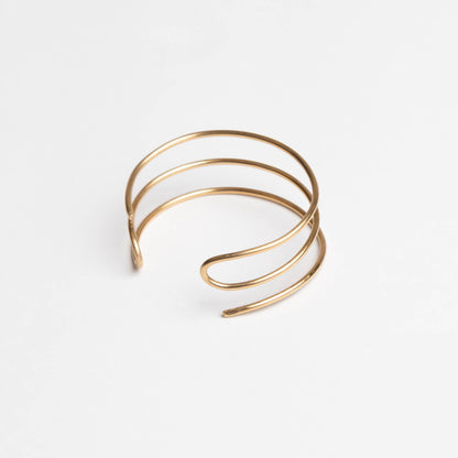 Forai - Journey of Hope Brass Bangle: Large