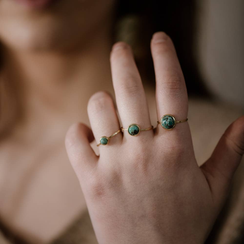 Commonform - Hyalite Ring // Turquoise: 7.0 / 6mm