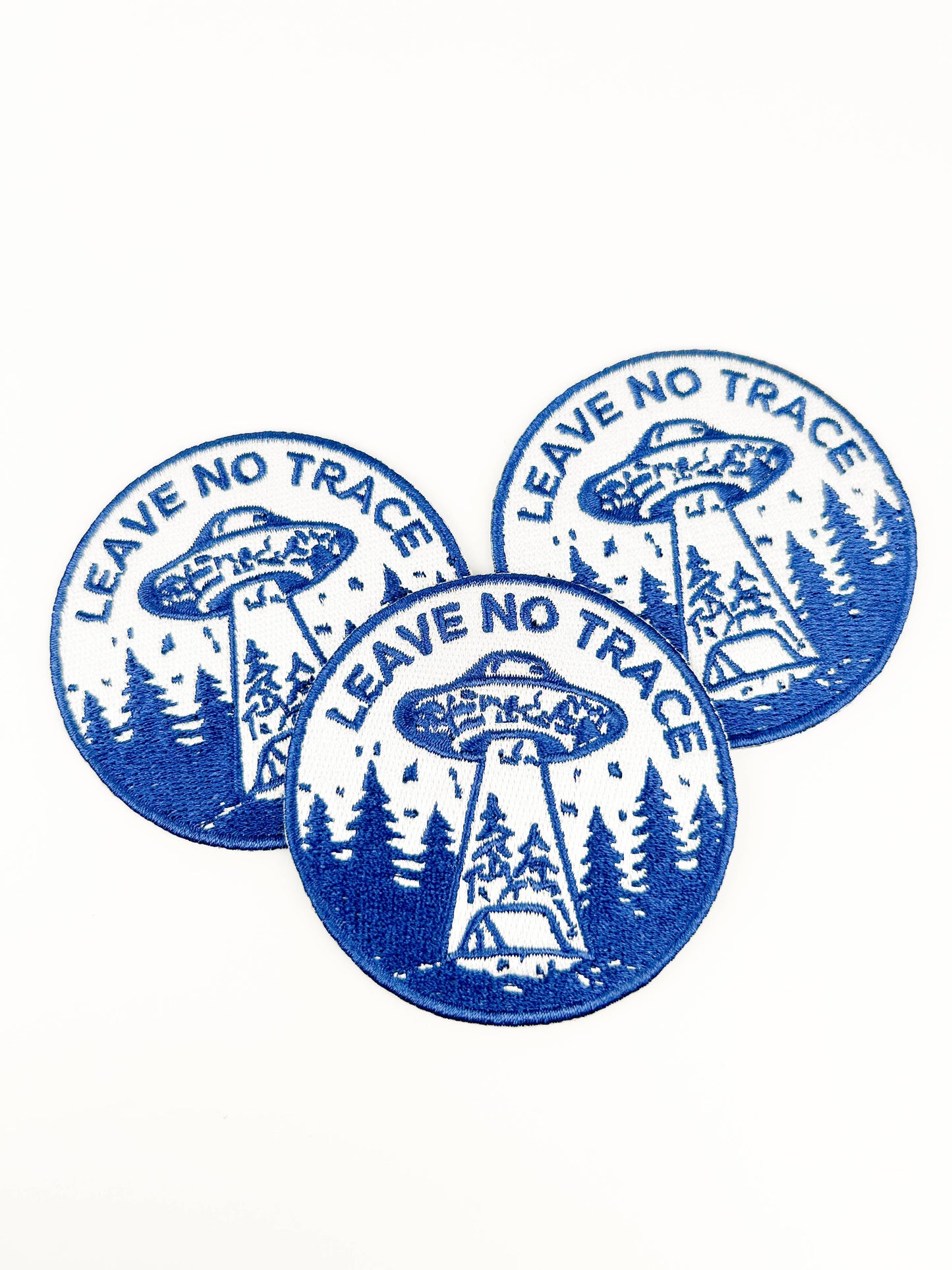 Field Trip Threads - Leave No Trace UFO Patch Embroidered Camping UFO