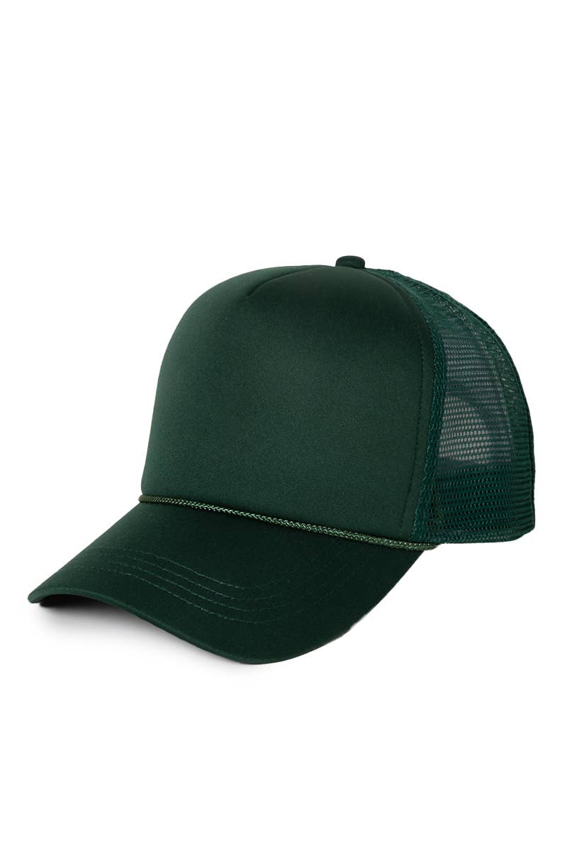 David And Young - FWCAPM200 - Solid Foam Trucker Cap: Navy
