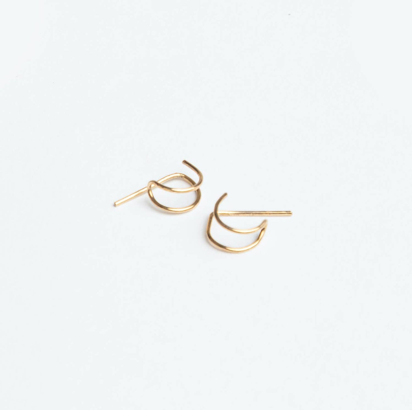 Forai - Journey of Hope Huggie Earrings in 14k Gold Filled