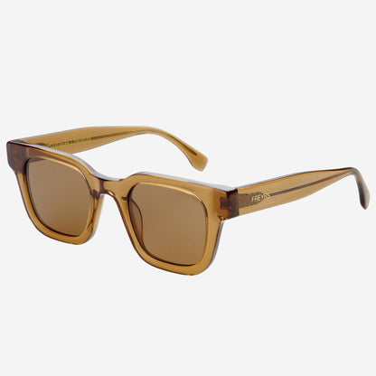 FREYRS Eyewear - Atlas Acetate Rectangular Sunglasses  : Brown