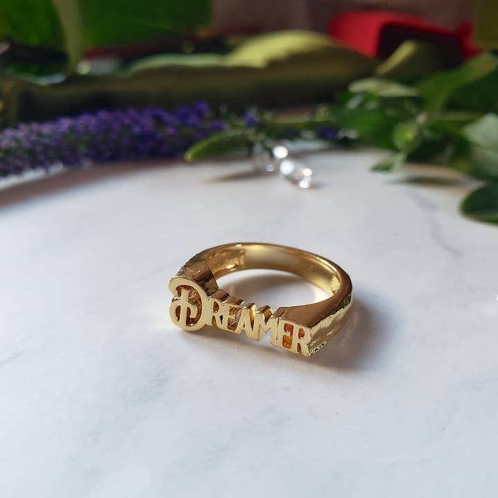 Dreamers of Dreams - The Dreamer Ring - 14k gold Lettering: 7