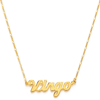 Amano Studio - Zodiac Script Necklaces – Singles: Pisces