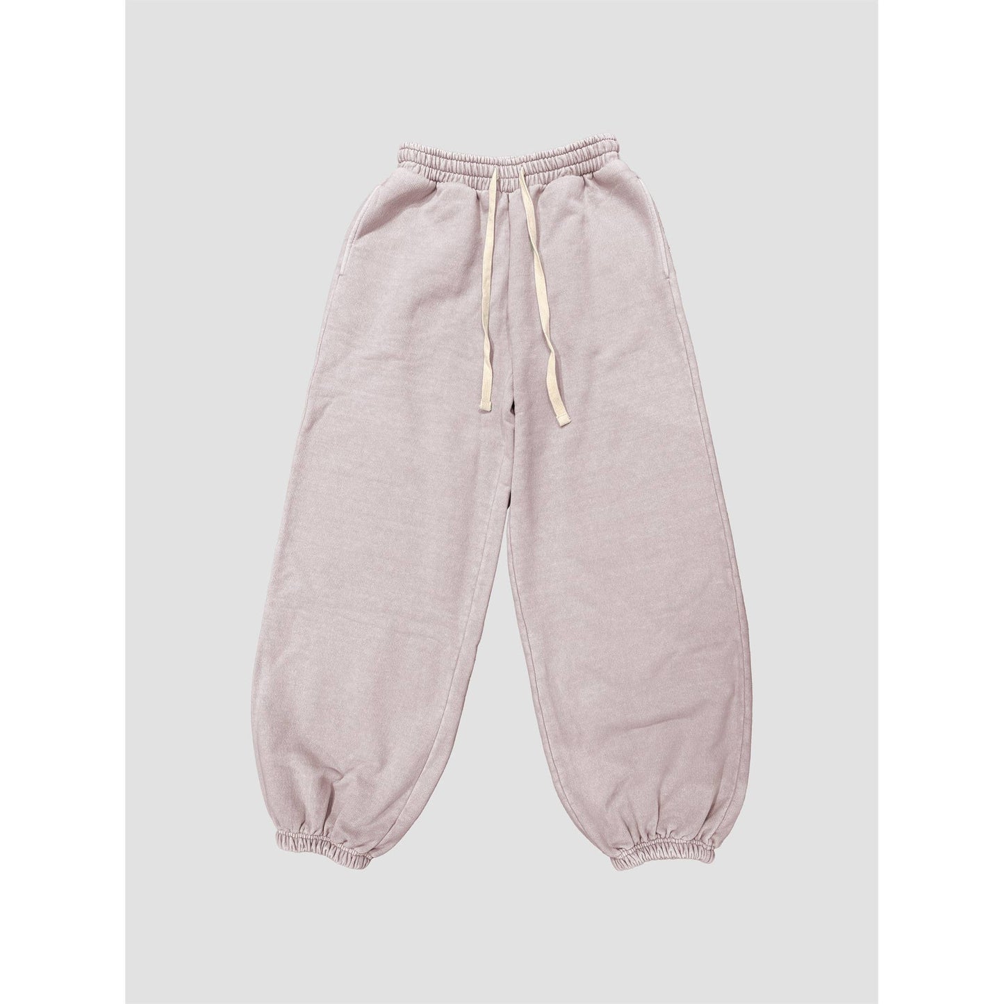 The Blank Lab - Acid Wash Wide Jogger Pants (AAB501_ACD): MIDNIGHT NAVY / S-M-L(2-2-2)