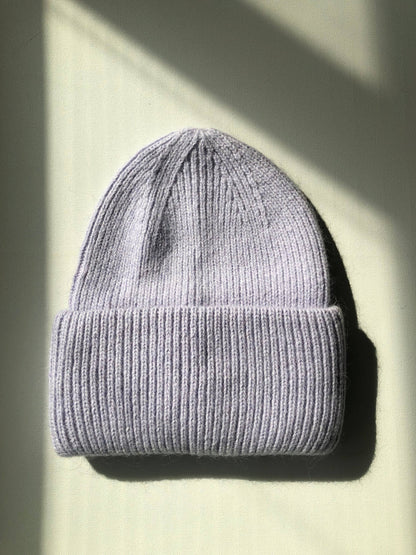 Billy Bamboo - ROYAL ANGORA WOOL BEANIE - snow pastel: Mocha green