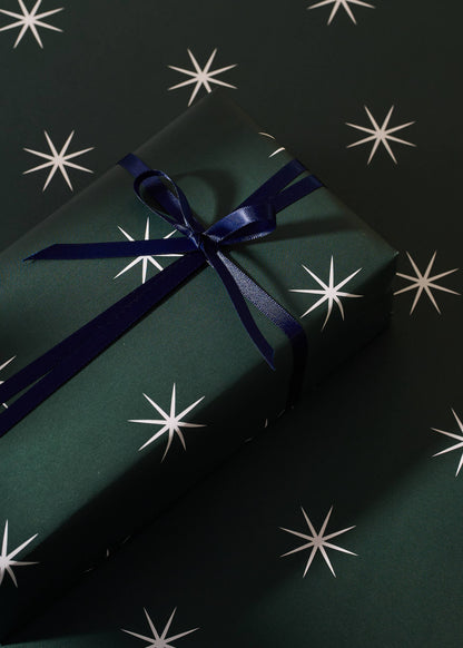 One & Only Paper - Nutcracker Stripe Stars Double Sided Gift Wrap | 3 Sheets
