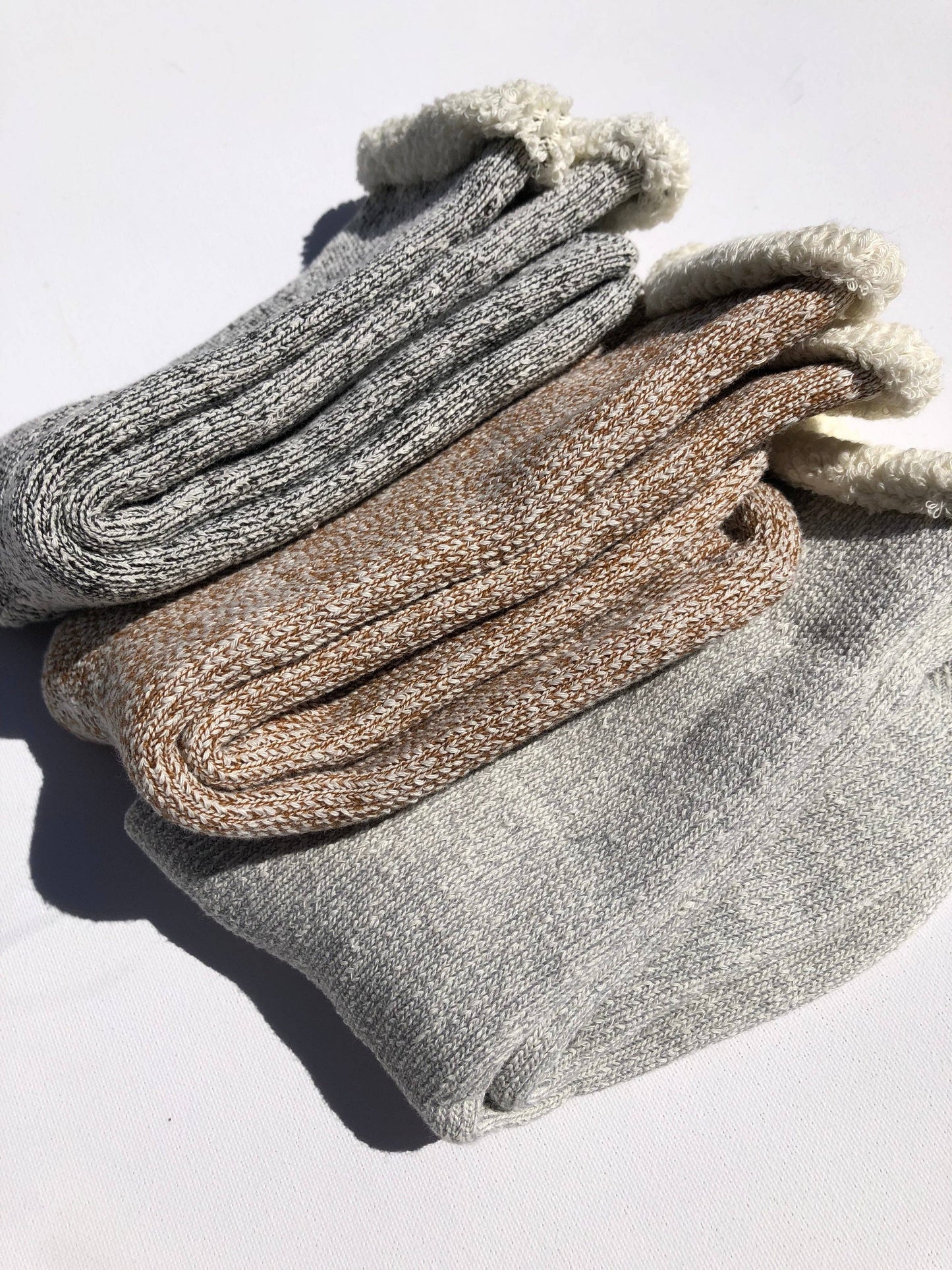 Billy Bamboo - SUPER TERRY LOOP SOCKS: Brown / Women’s 7.5 - 10.5, Men’s 7 - 11.5