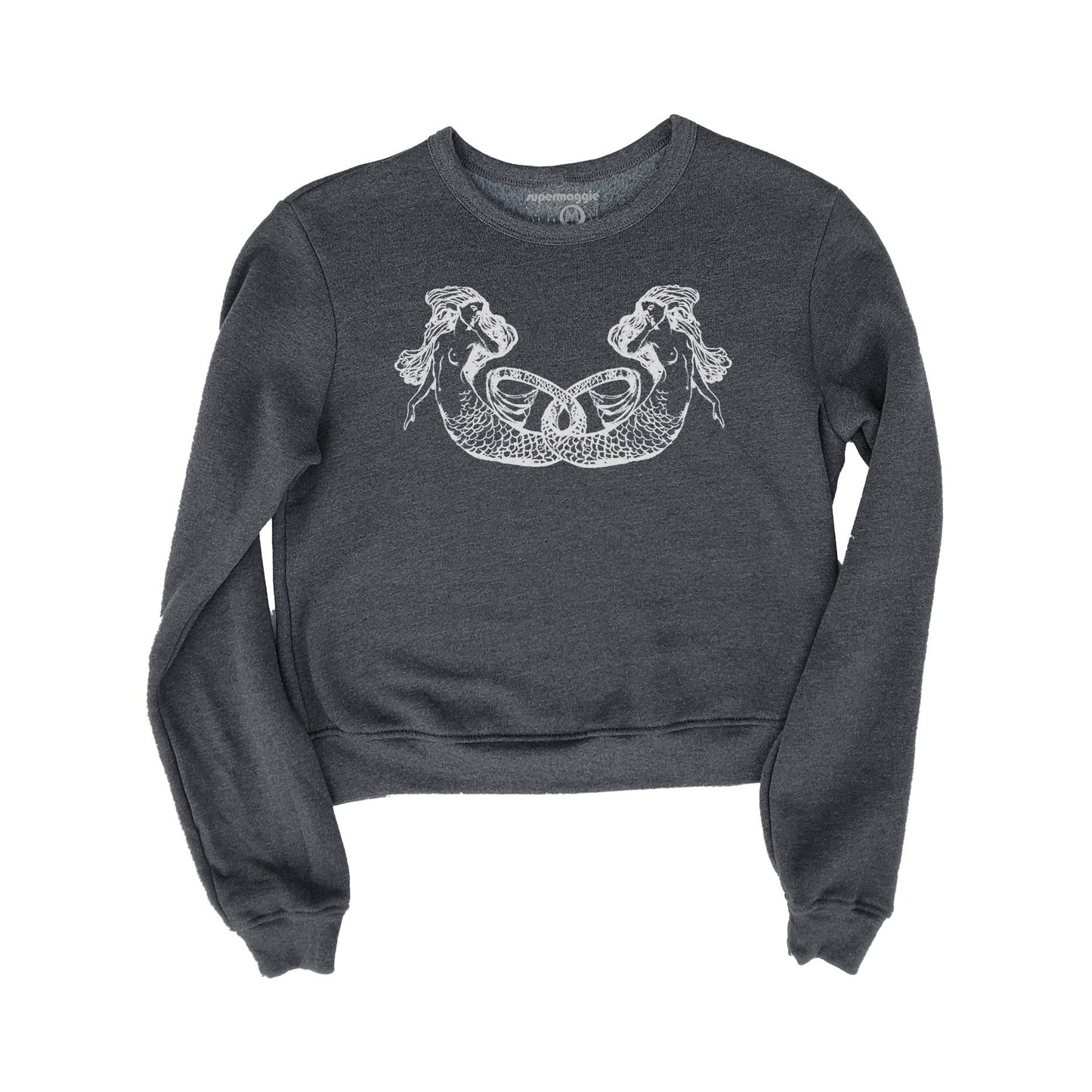 Supermaggie @ Faire - Mermaids Sabrina Sweatshirt: Mustard / Lg