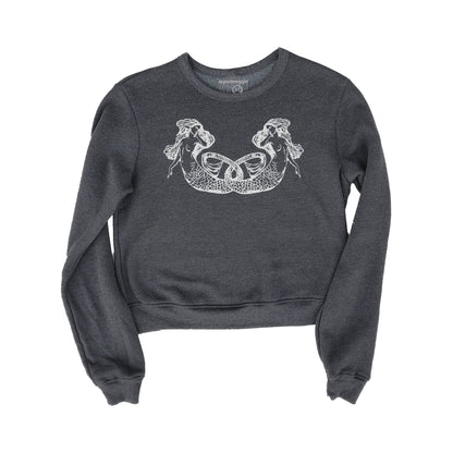 Supermaggie @ Faire - Mermaids Sabrina Sweatshirt: Mustard / Lg