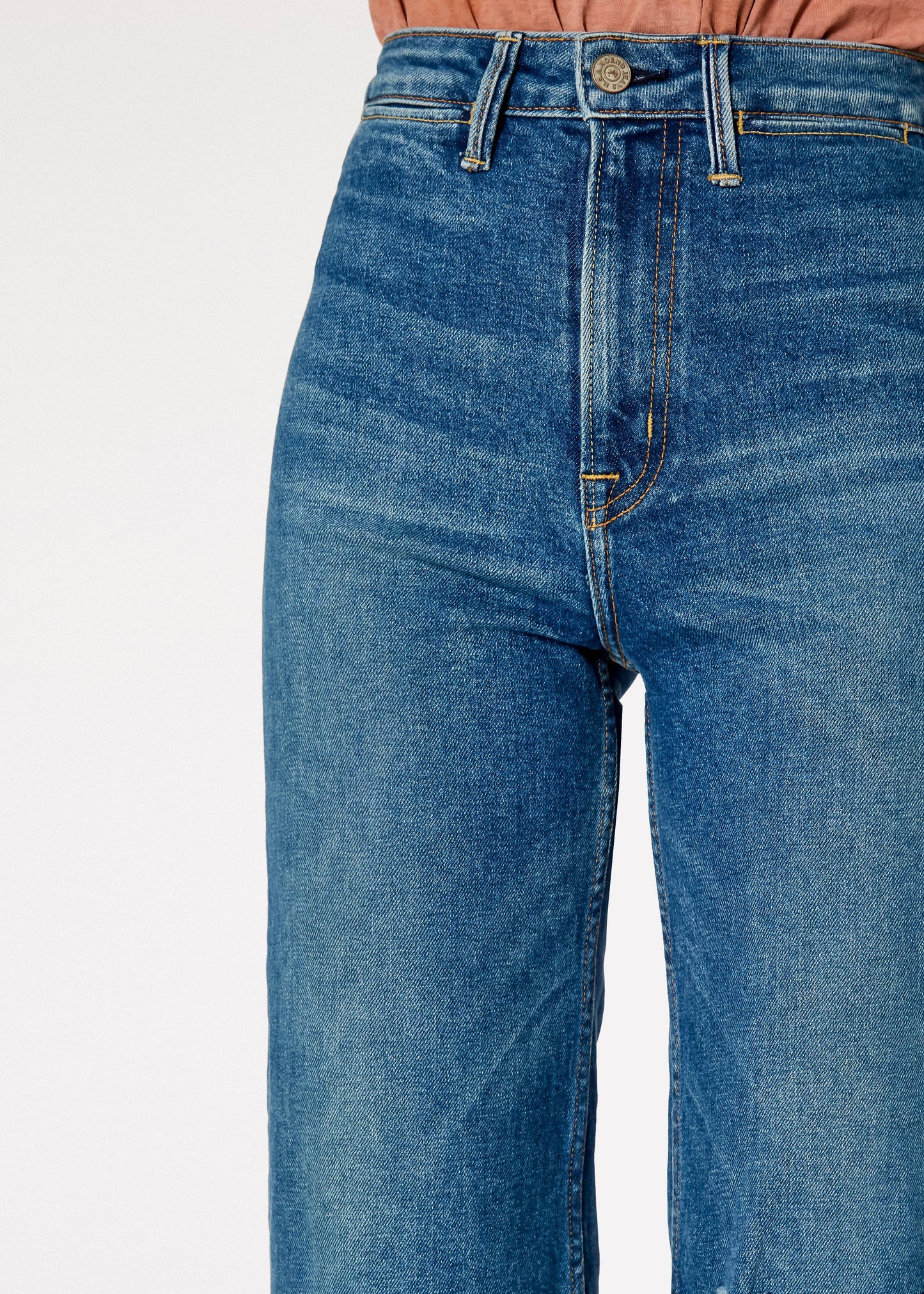Noend Denim -  Queen High Rise Crop Wide Leg Jeans - Hope Wash: Hope / 26