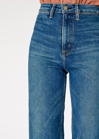Noend Denim -  Queen High Rise Crop Wide Leg Jeans - Hope Wash: Hope / 26