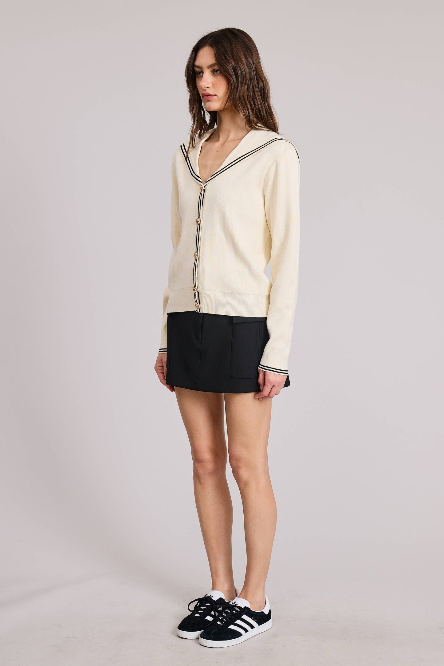 FLAT WHITE - Vienne Sweater Top: M/L