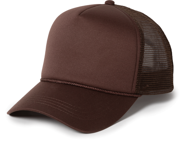 David And Young - FWCAPM200 - Solid Foam Trucker Cap: Beige
