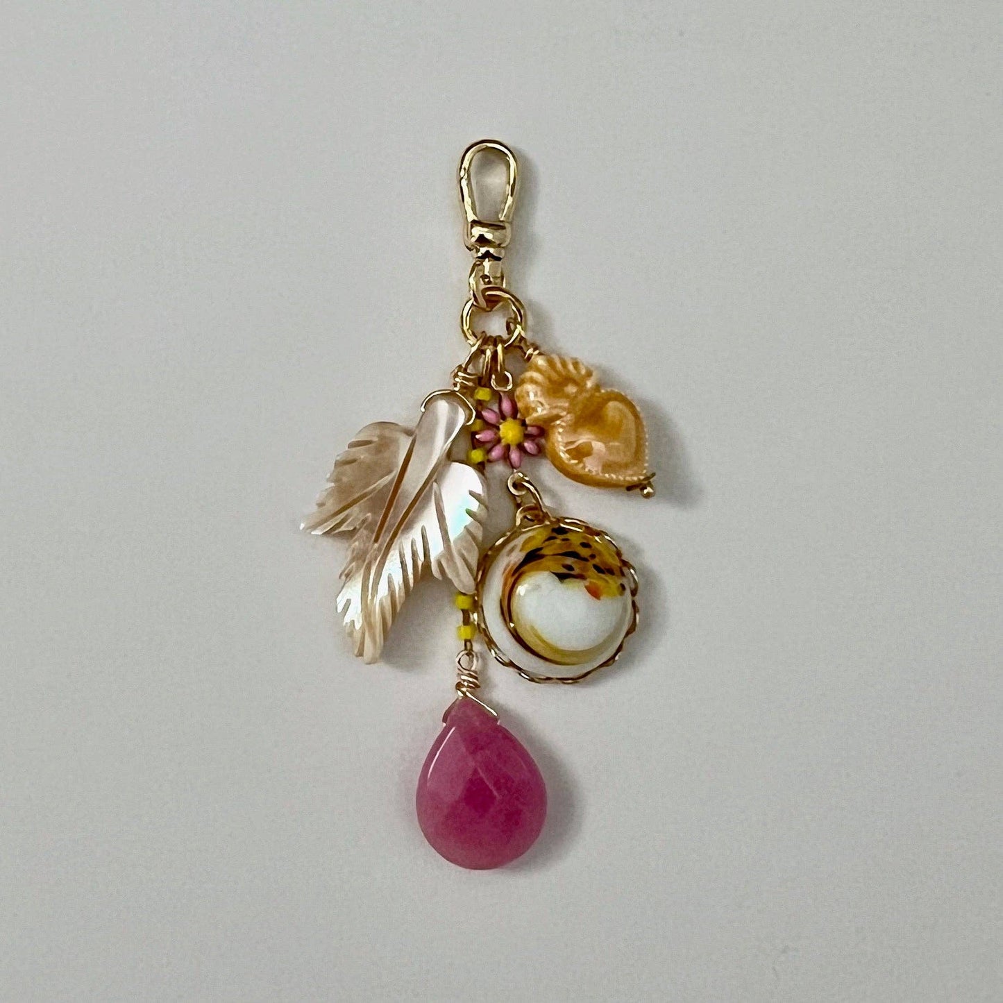 Sandrine France Studio - Charm Clusters: Flamingo