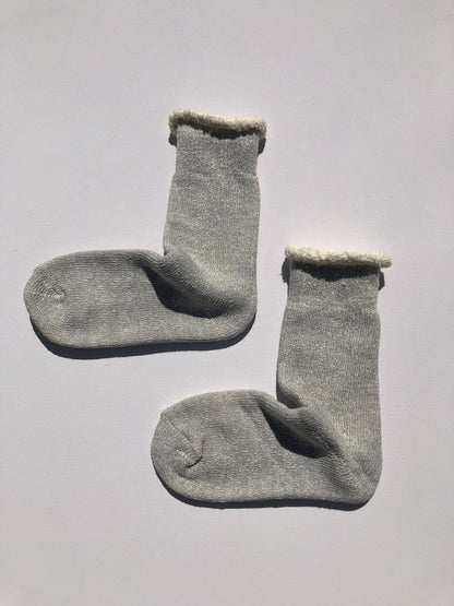 Billy Bamboo - SUPER TERRY LOOP SOCKS: Brown / Women’s 7.5 - 10.5, Men’s 7 - 11.5