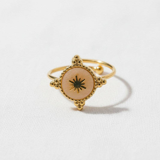 paperln - Vintage-Inspired Geometric Open Ring