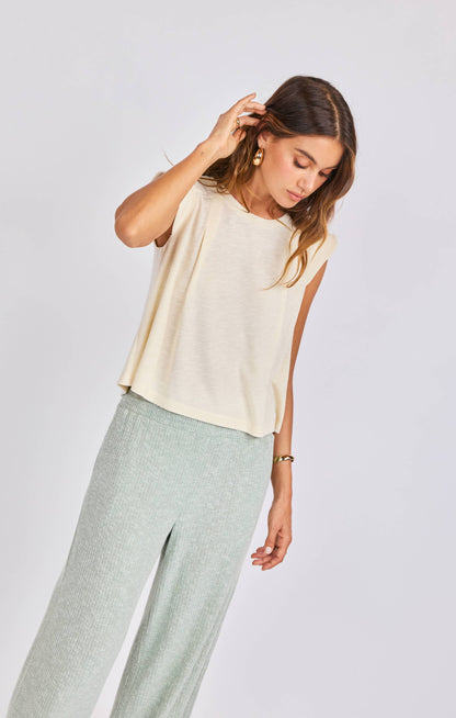 Sage The Label - Embark Knit Top:CREAM: XSMALL