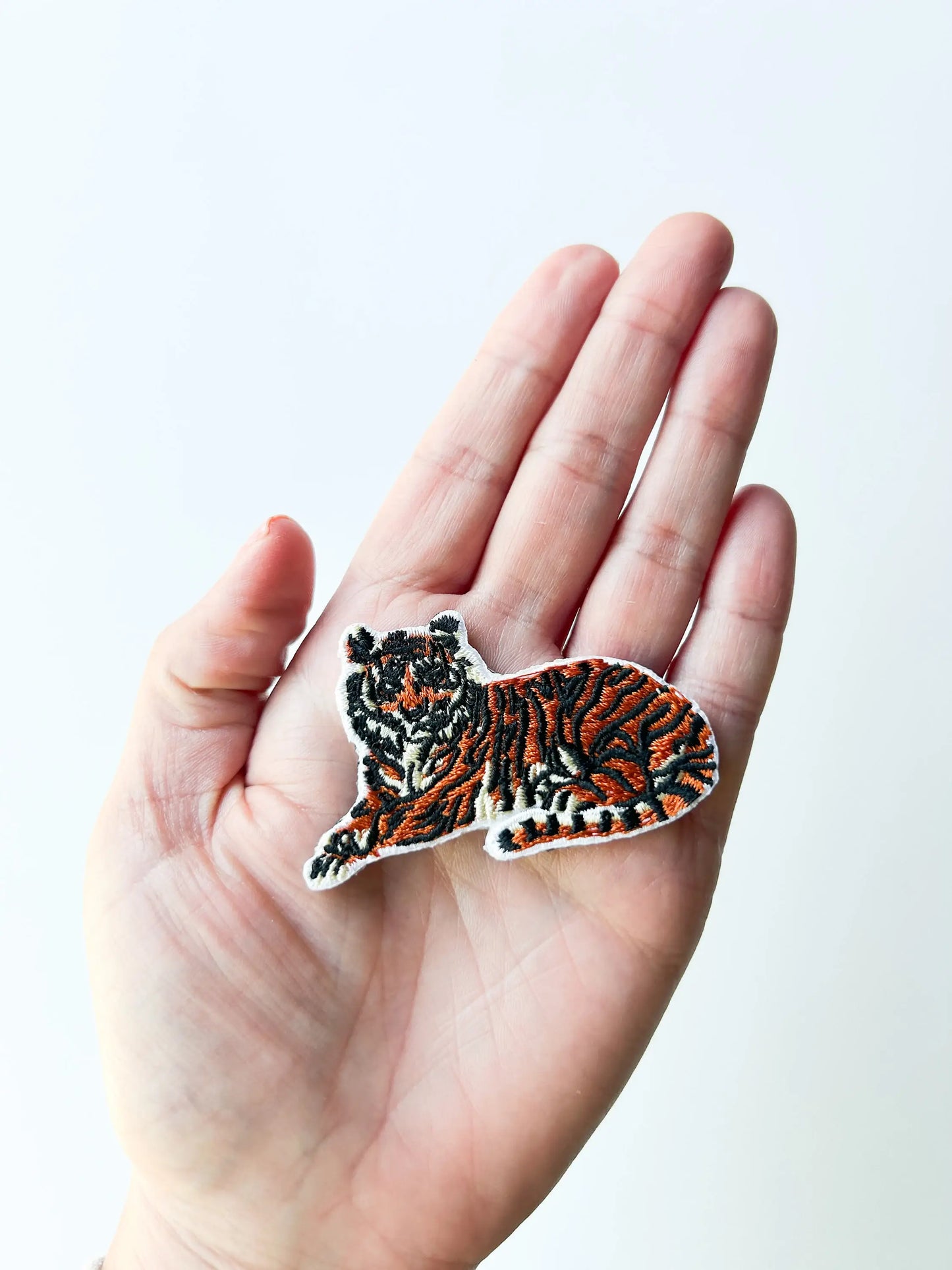 Field Trip Threads - Tiger Embroidered Iron-On Patch