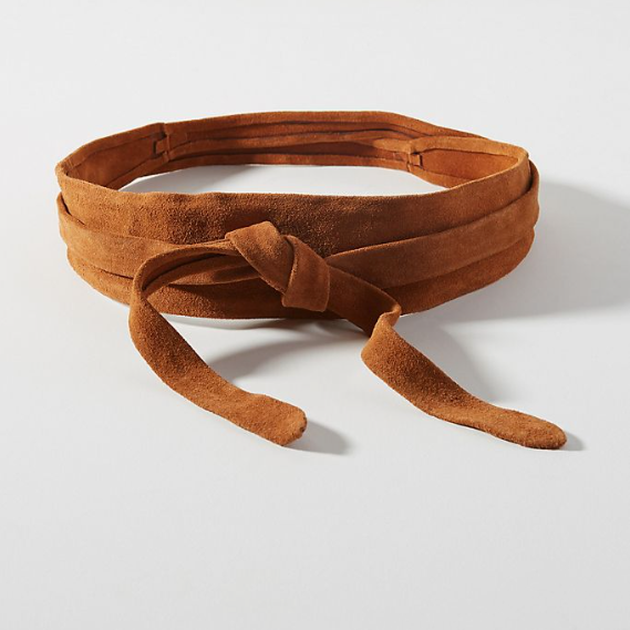 ADA Collection Belts - Wrap Belt - Black Suede - OS