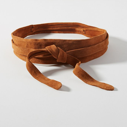 ADA Collection Belts - Wrap Belt - Black Suede - OS
