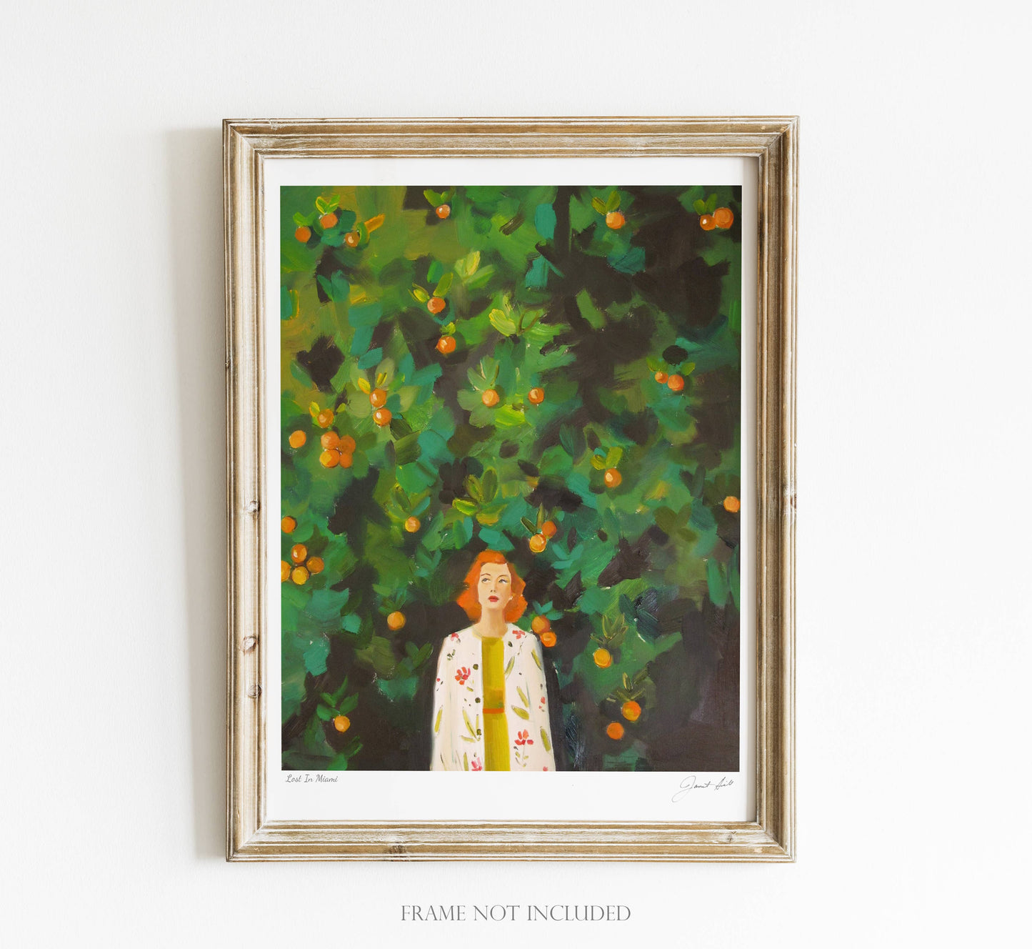 JANET HILL STUDIO - Lost In Miami Art Print 8.5"x11"