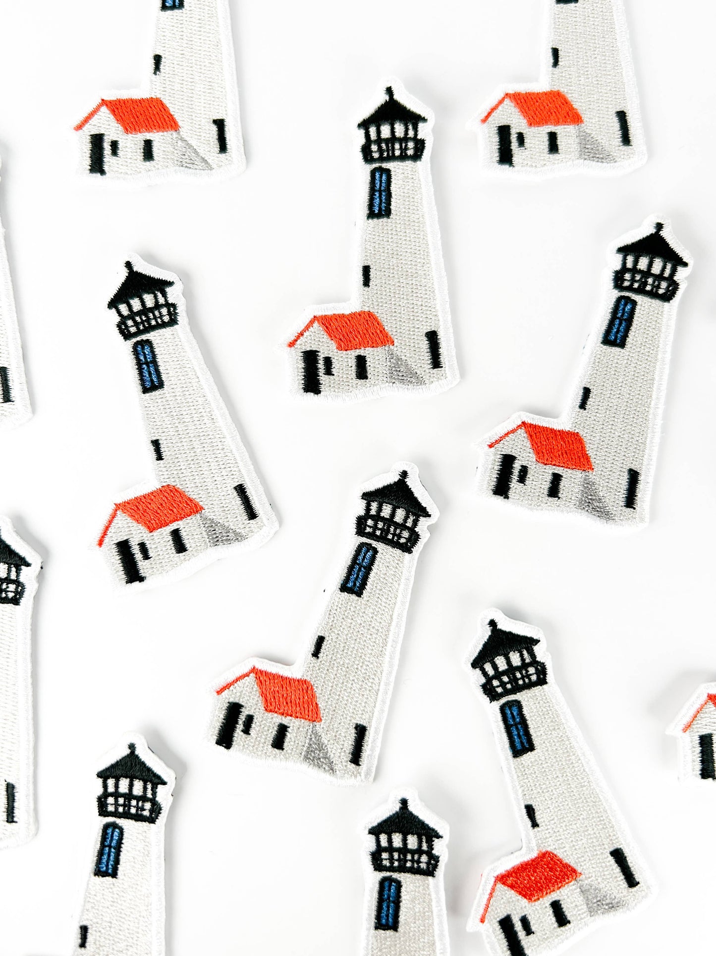 Field Trip Threads - Lighthouse Embroidered Patch Nautical Iron On Patch for Hat