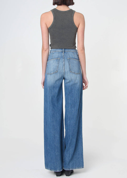 Noend Denim - Dina High Waisted Wide Jeans - San Diego: San Diego / 28